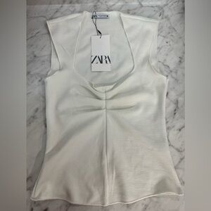 Zara White Top